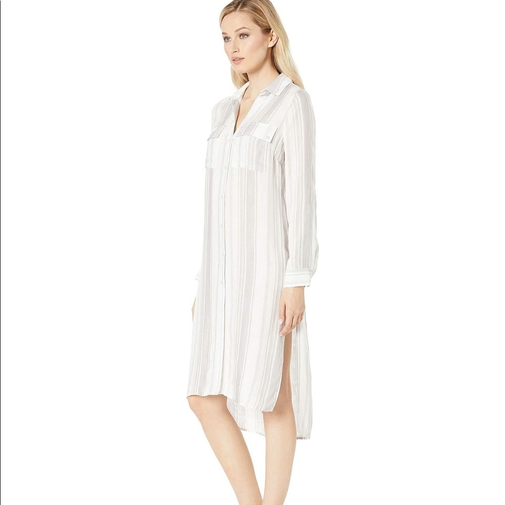 Jones New York Crossover Back Tunic Stonestripe - Picture 2 of 11